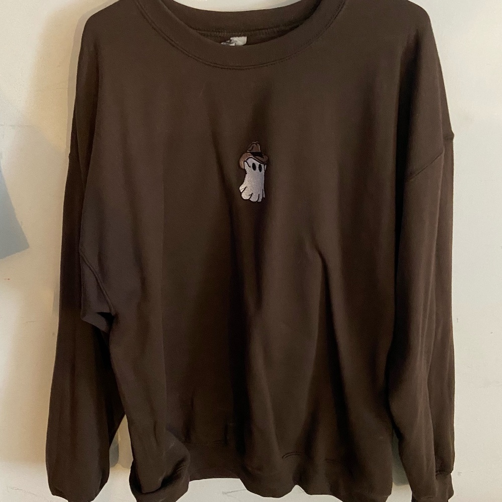 Cowboy Ghost Halloween Sweater